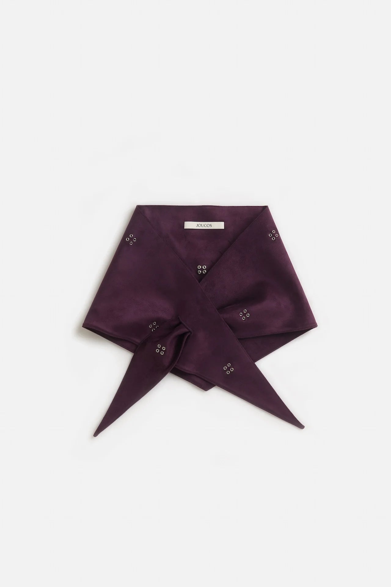 EYELET DETAIL SCARF