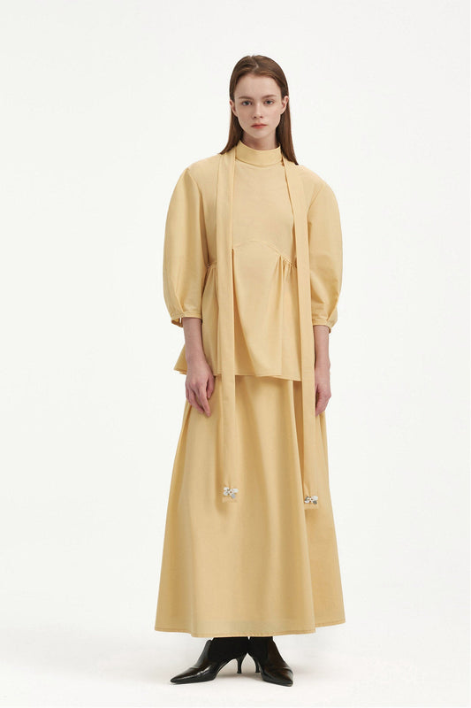 GATHERED TOP