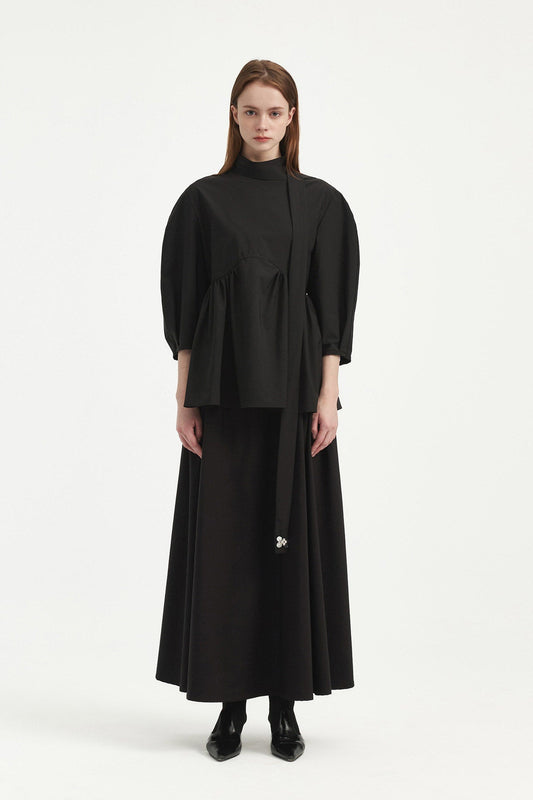 GATHERED TOP