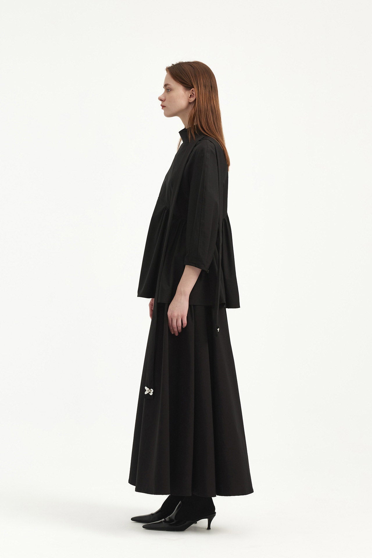 GATHERED TOP