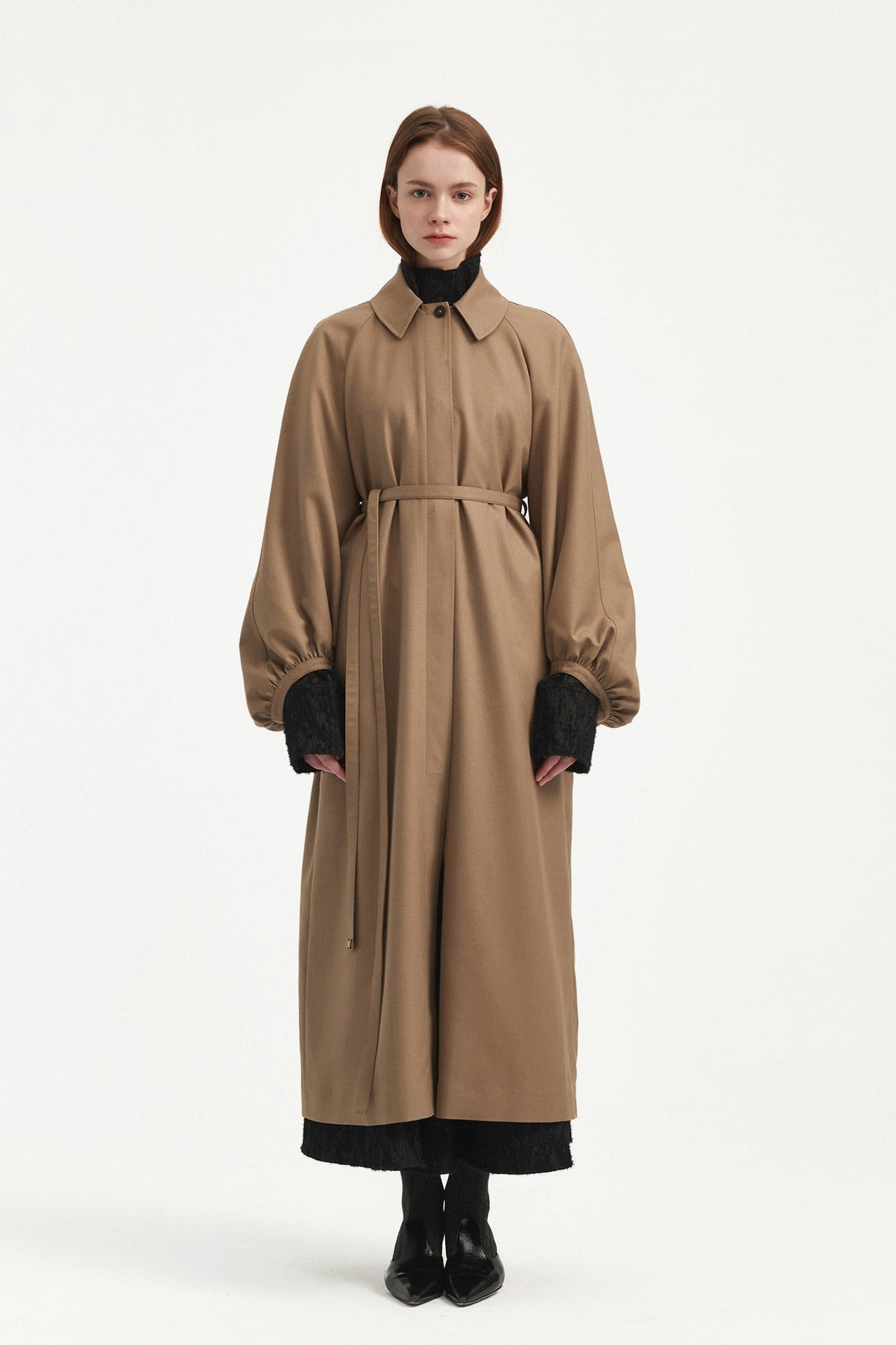 WOOL TRENCH COAT