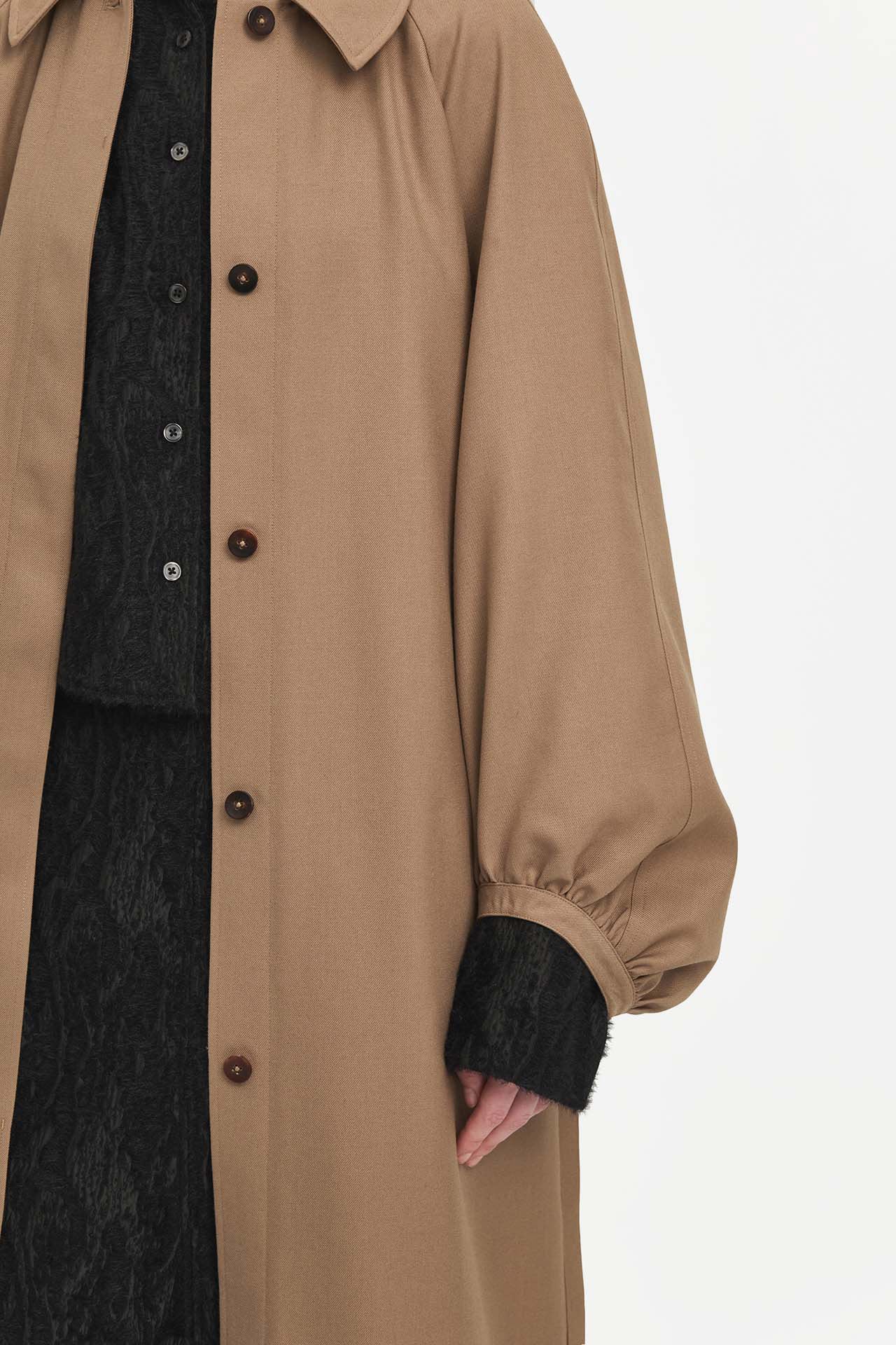 WOOL TRENCH COAT
