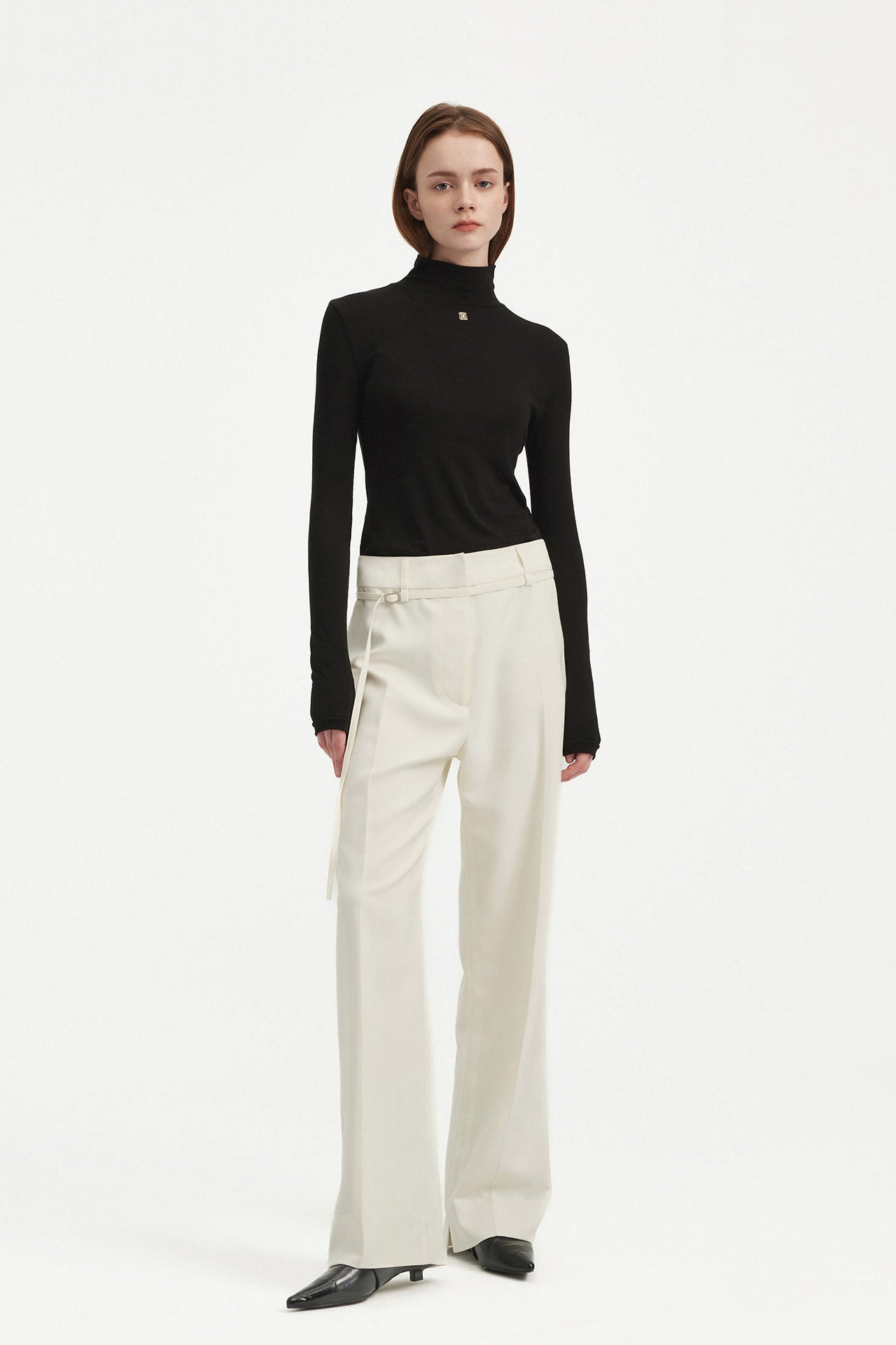 BELTED TROUSERS