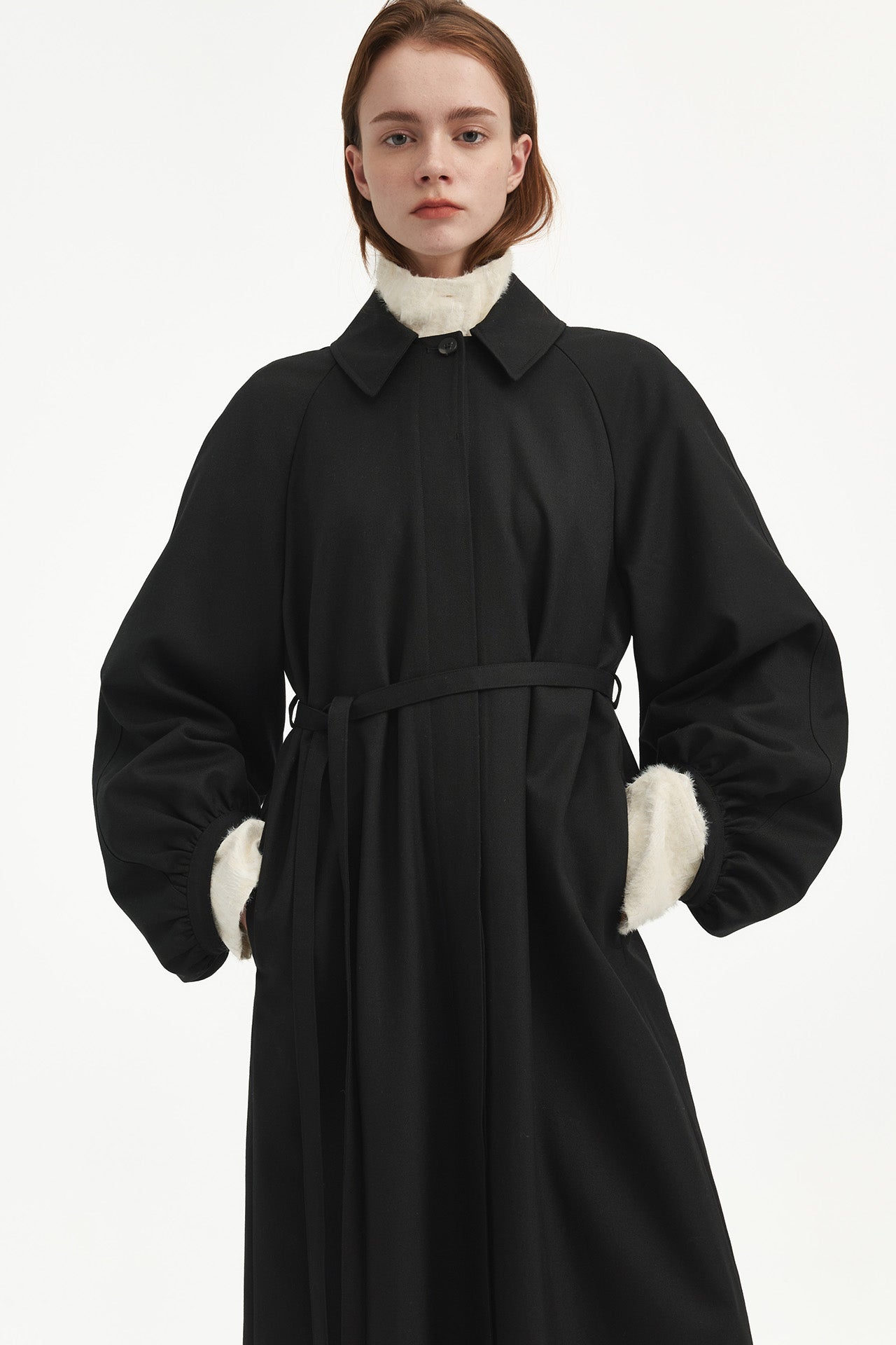 WOOL TRENCH COAT