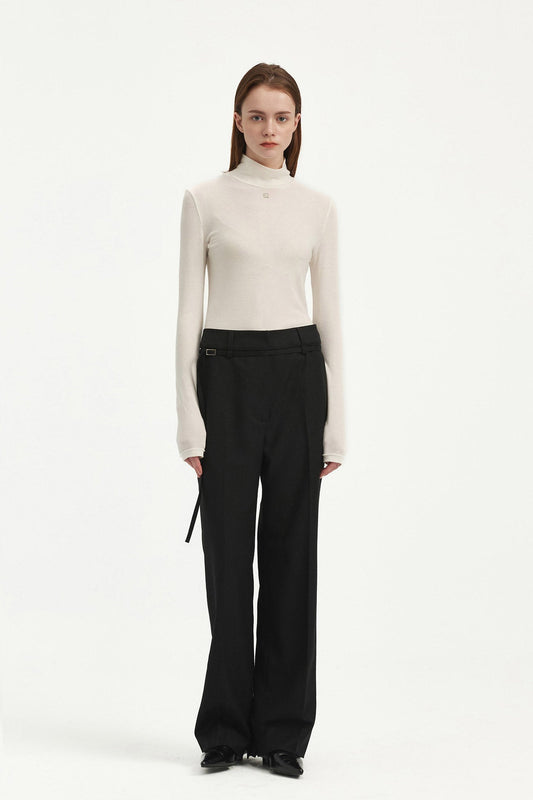 BELTED TROUSERS