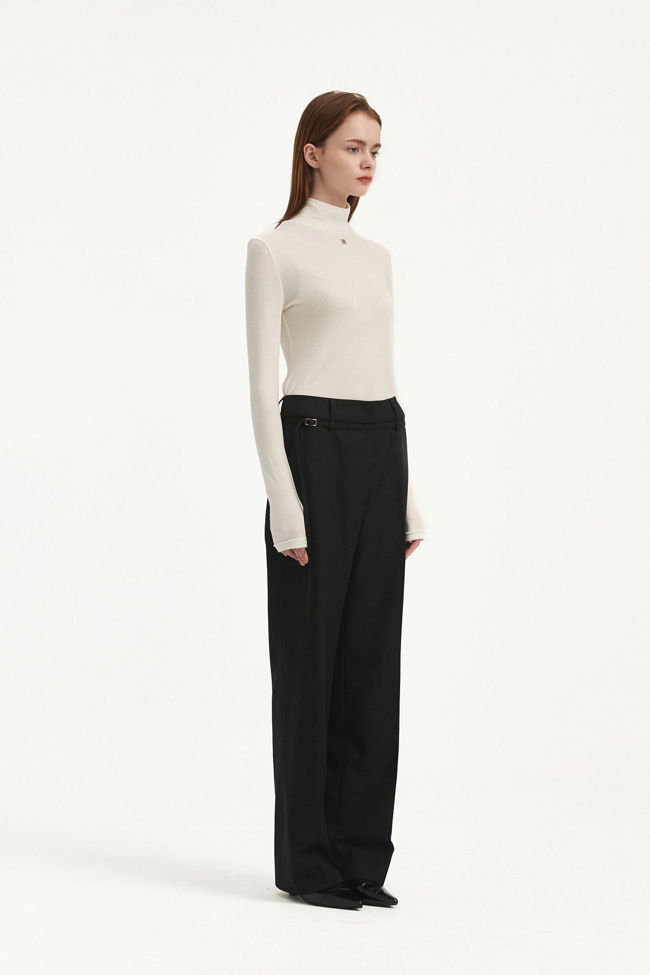 BELTED TROUSERS