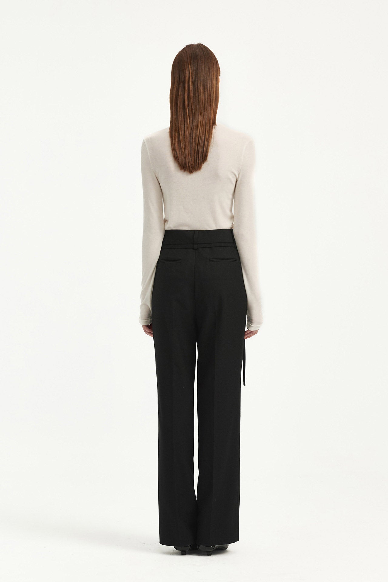 BELTED TROUSERS
