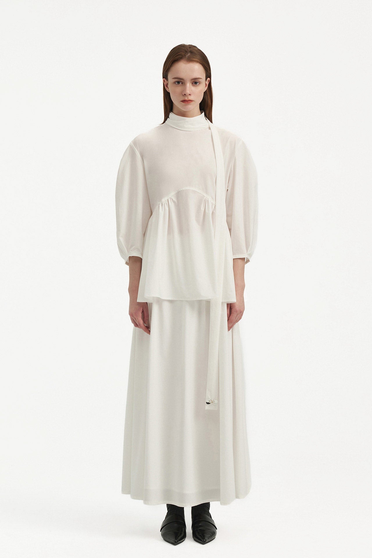 GATHERED TOP
