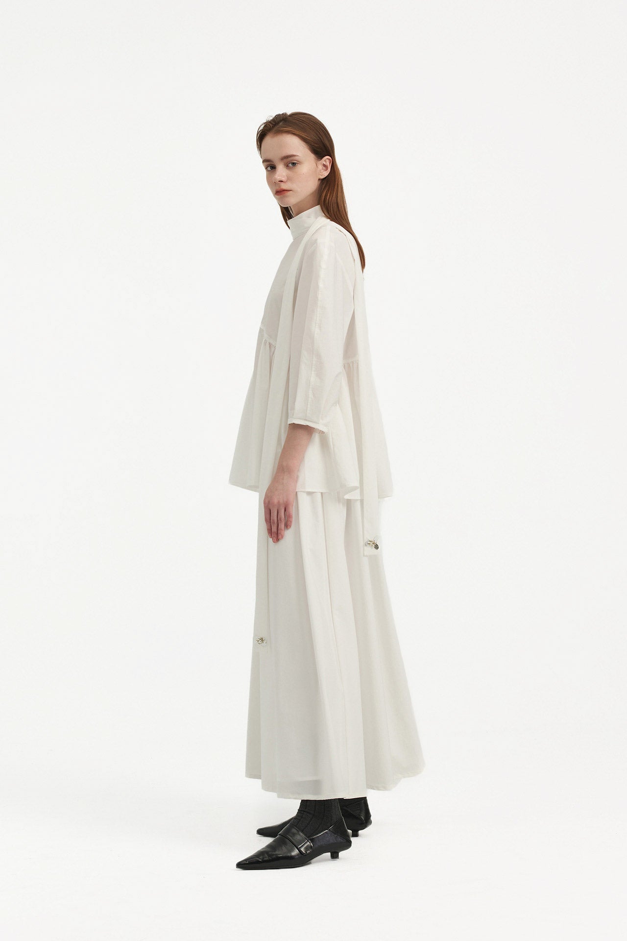 GATHERED TOP