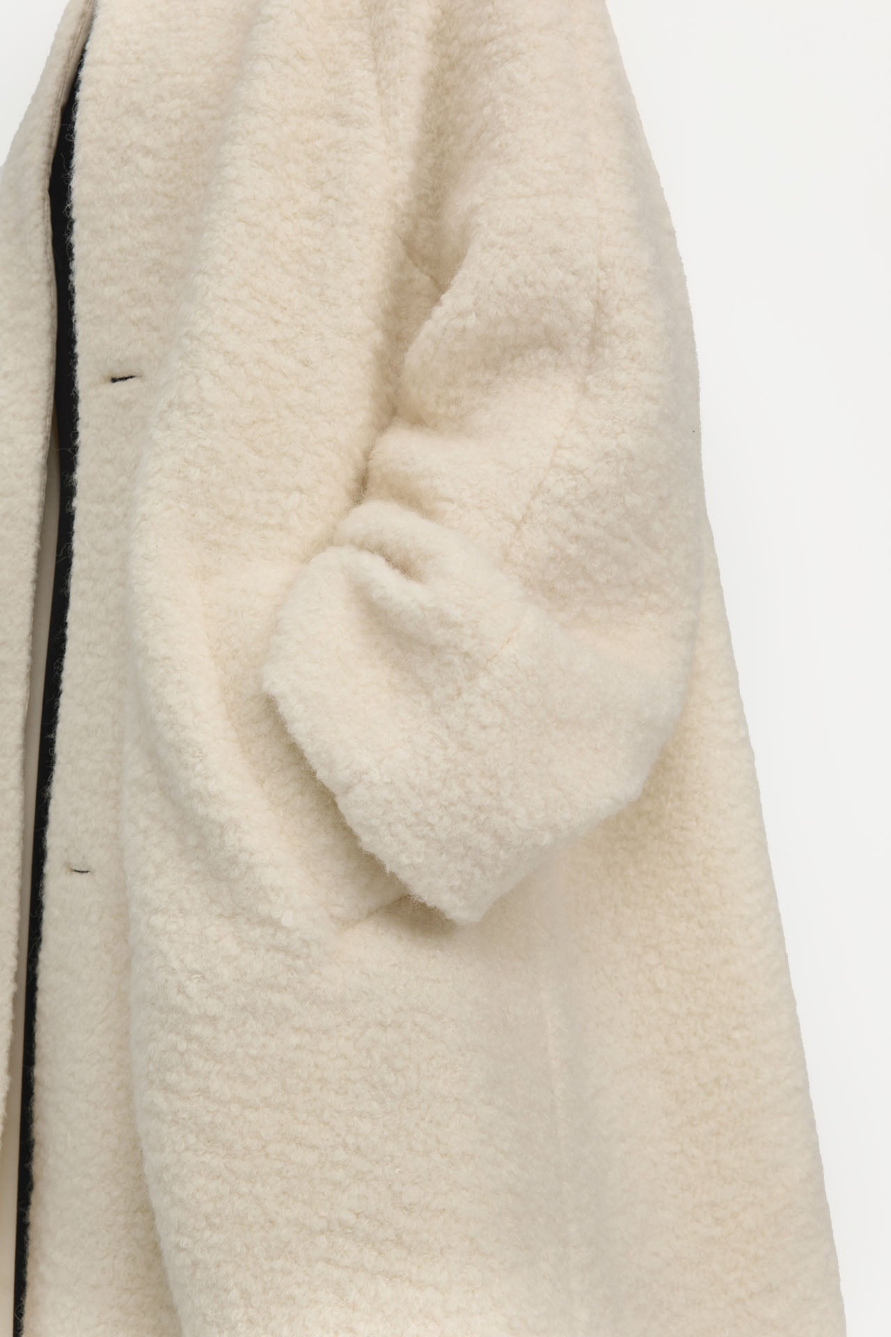 WOOL FURRY COAT
