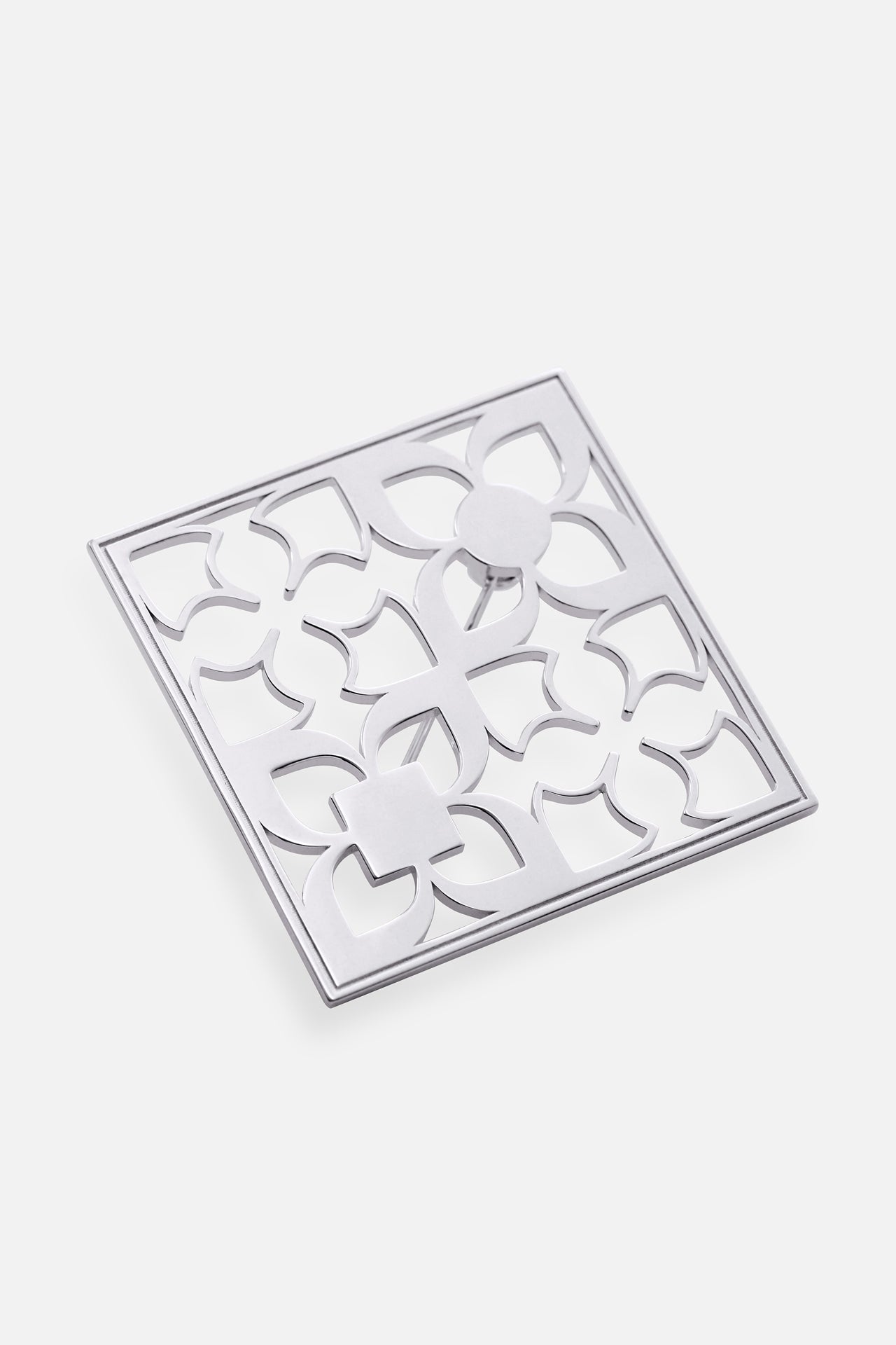 SIGNATURE LOGO BROOCH