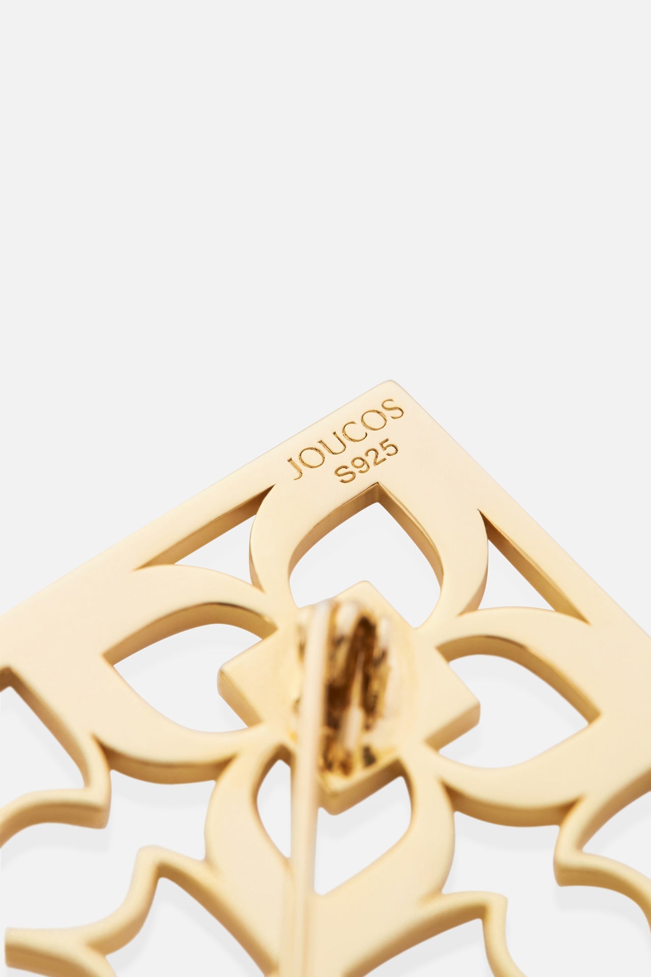 SIGNATURE LOGO BROOCH