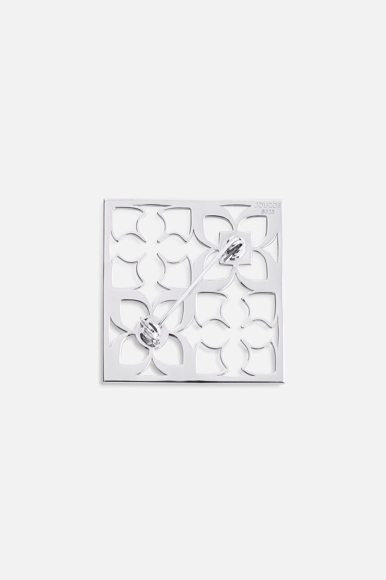 SIGNATURE LOGO BROOCH