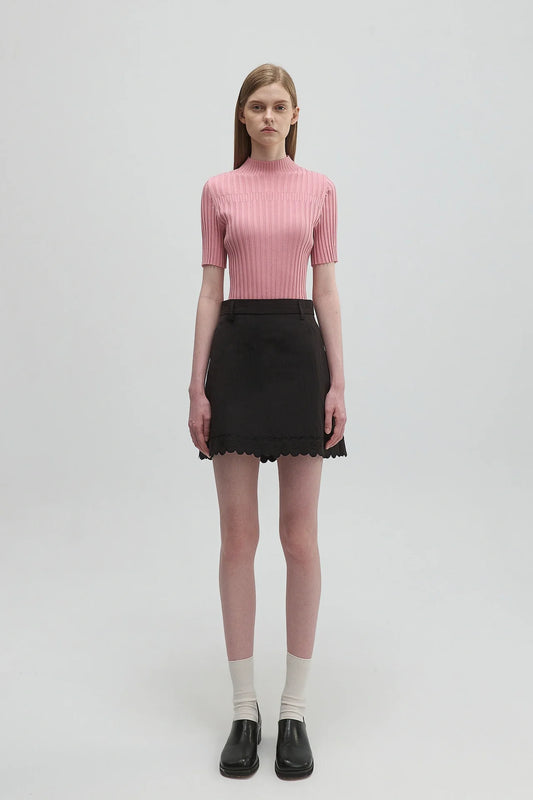 EMBROIDERED MINI SKIRT