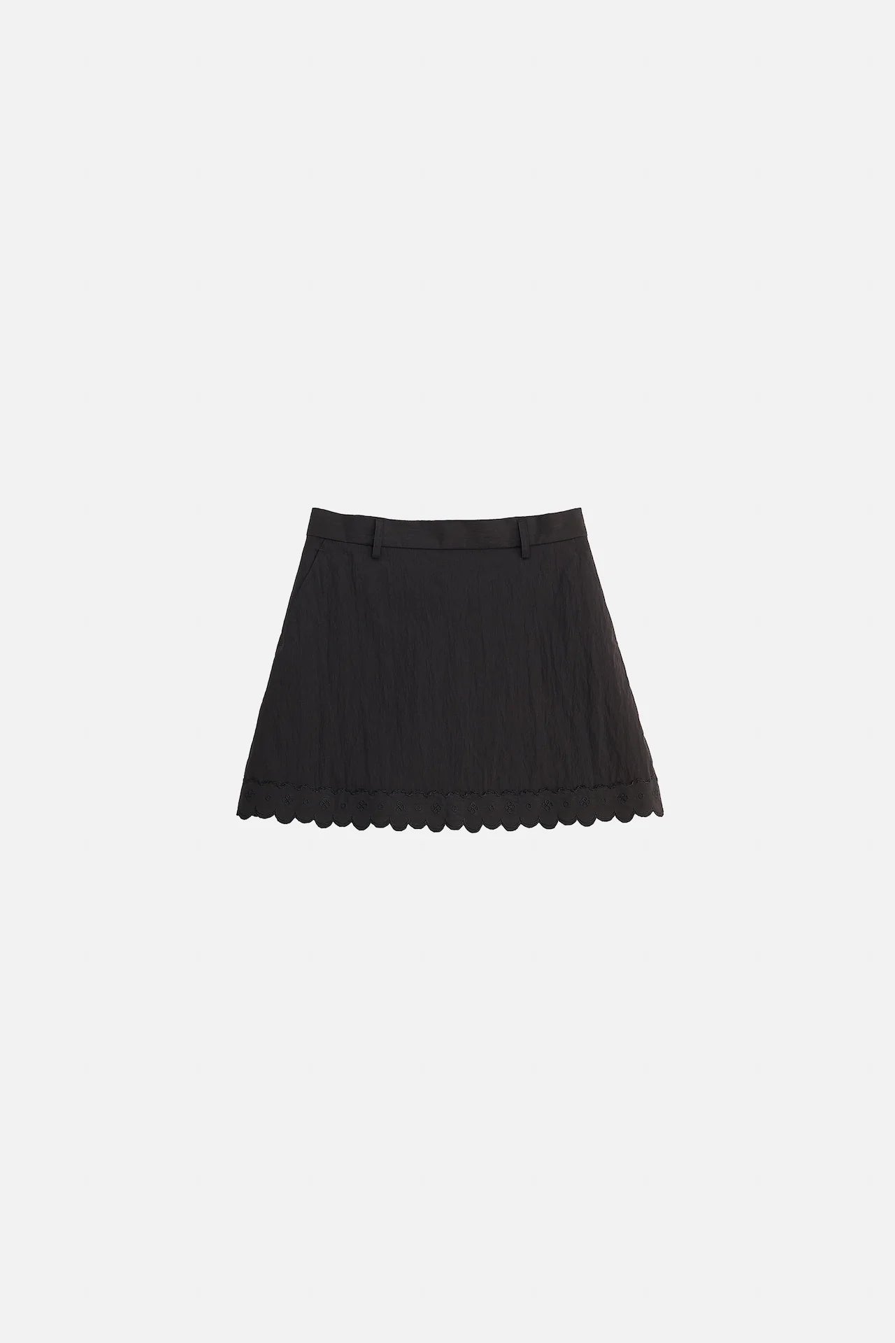 EMBROIDERED MINI SKIRT