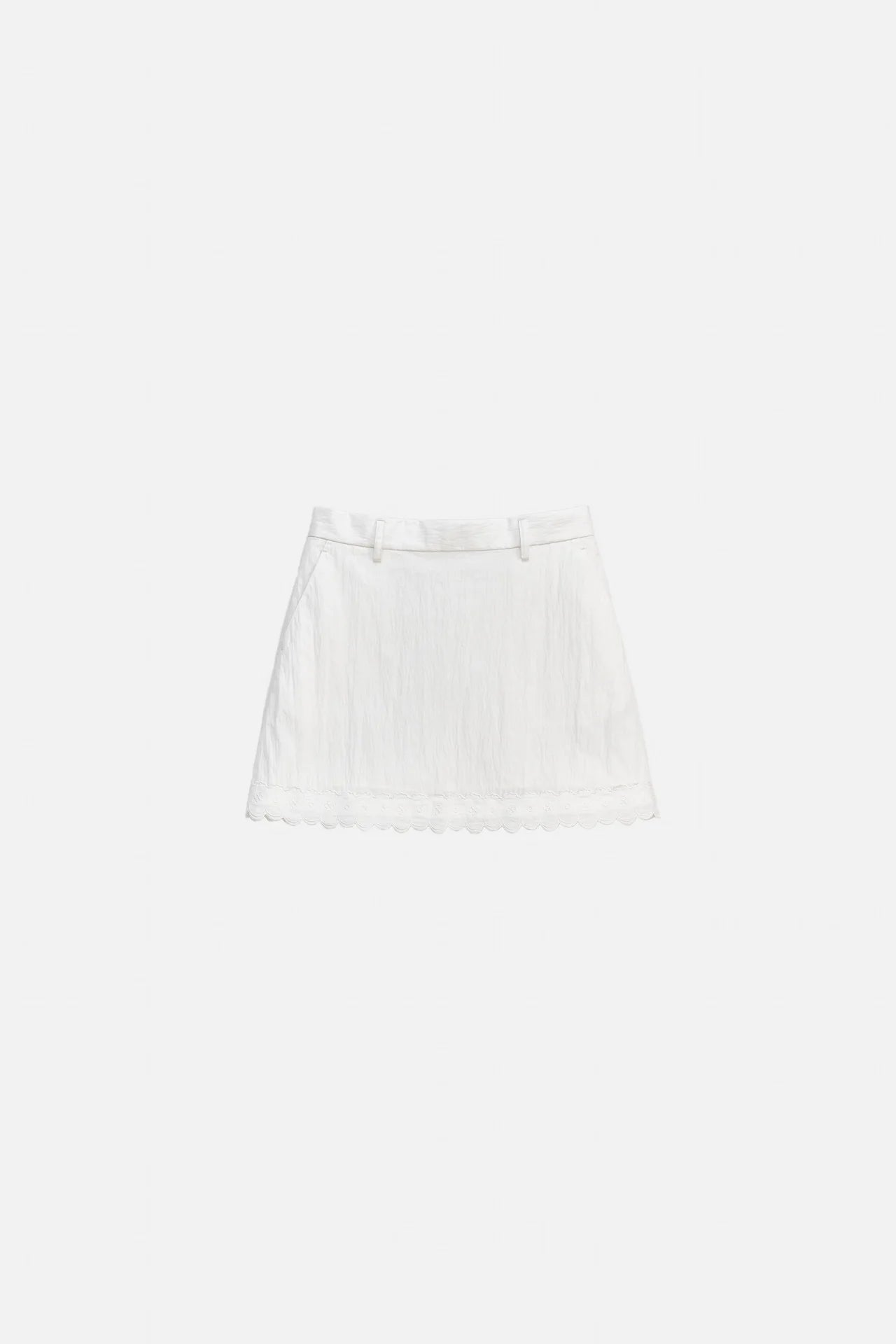 EMBROIDERED MINI SKIRT
