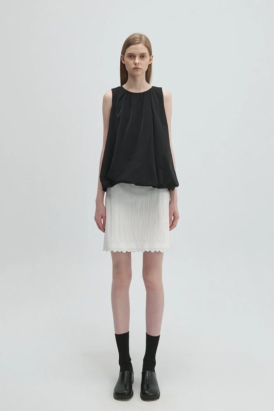 GATHERED VEST