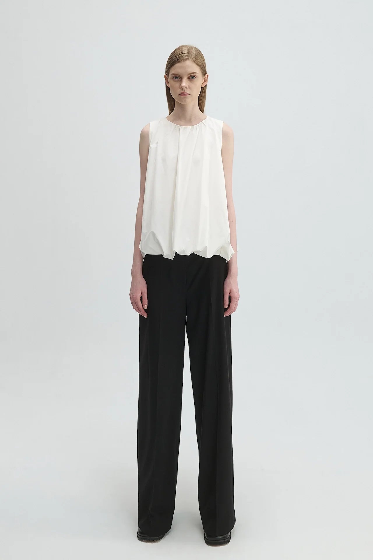 STRAIGHT-LEG TROUSERS