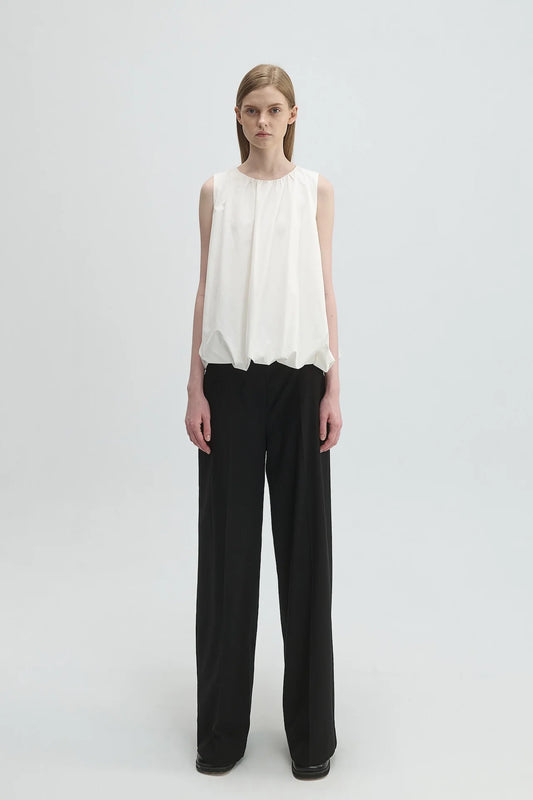 STRAIGHT-LEG TROUSERS