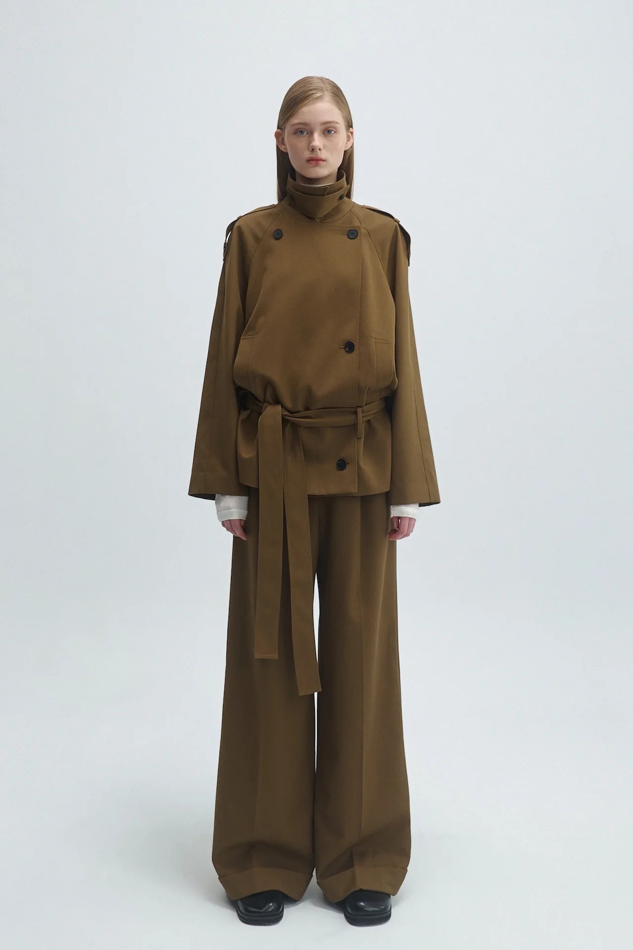WOOL TRENCH COAT