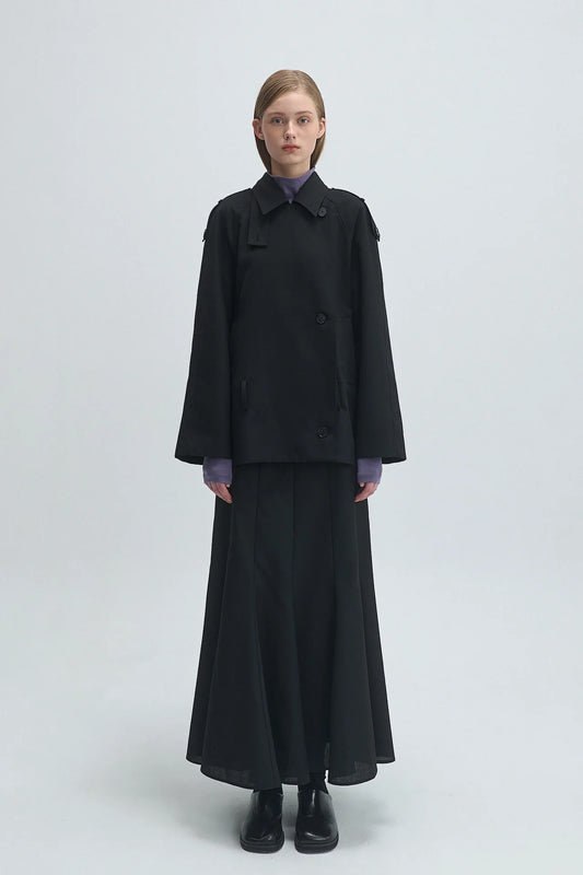 WOOL TRENCH COAT