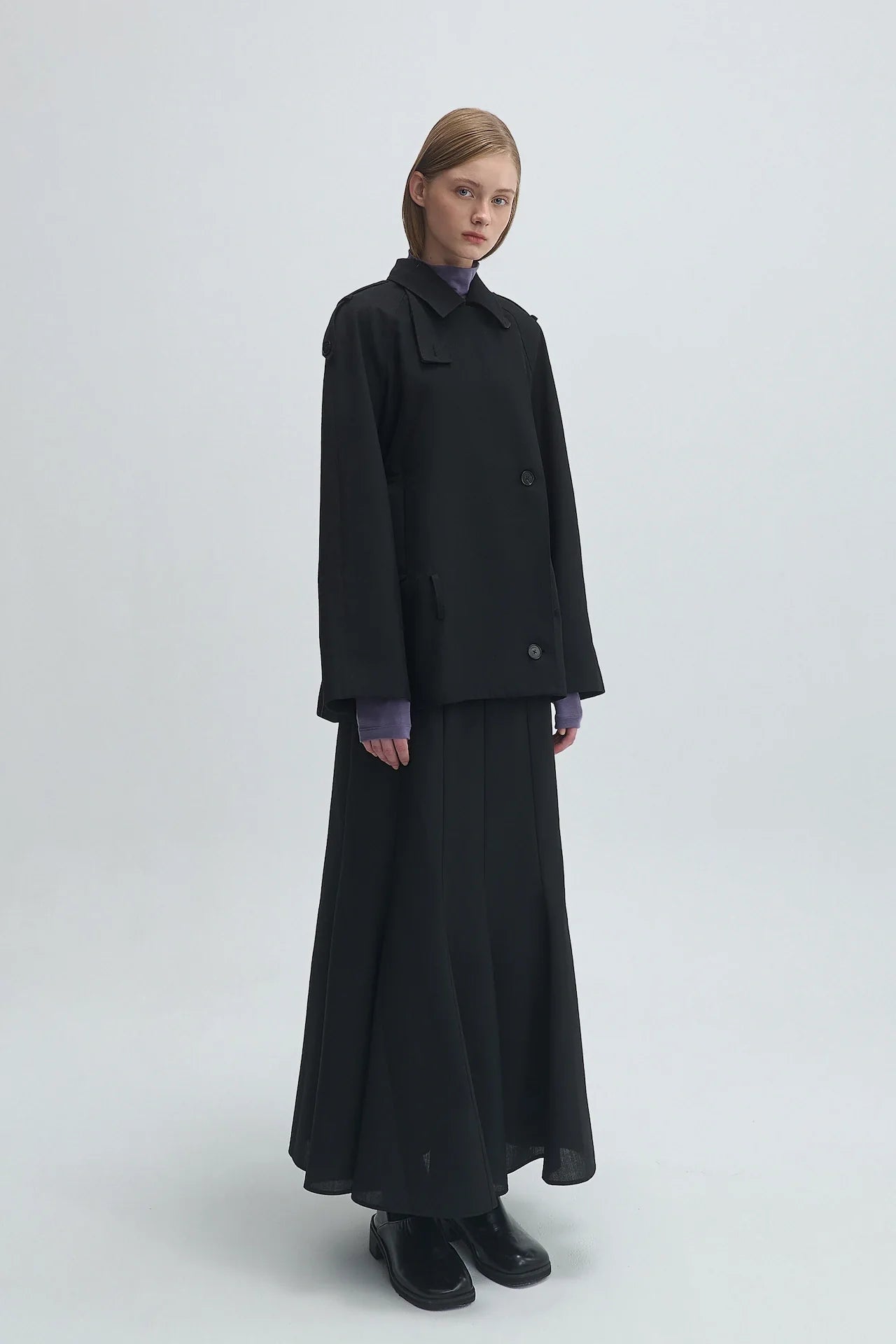 WOOL TRENCH COAT