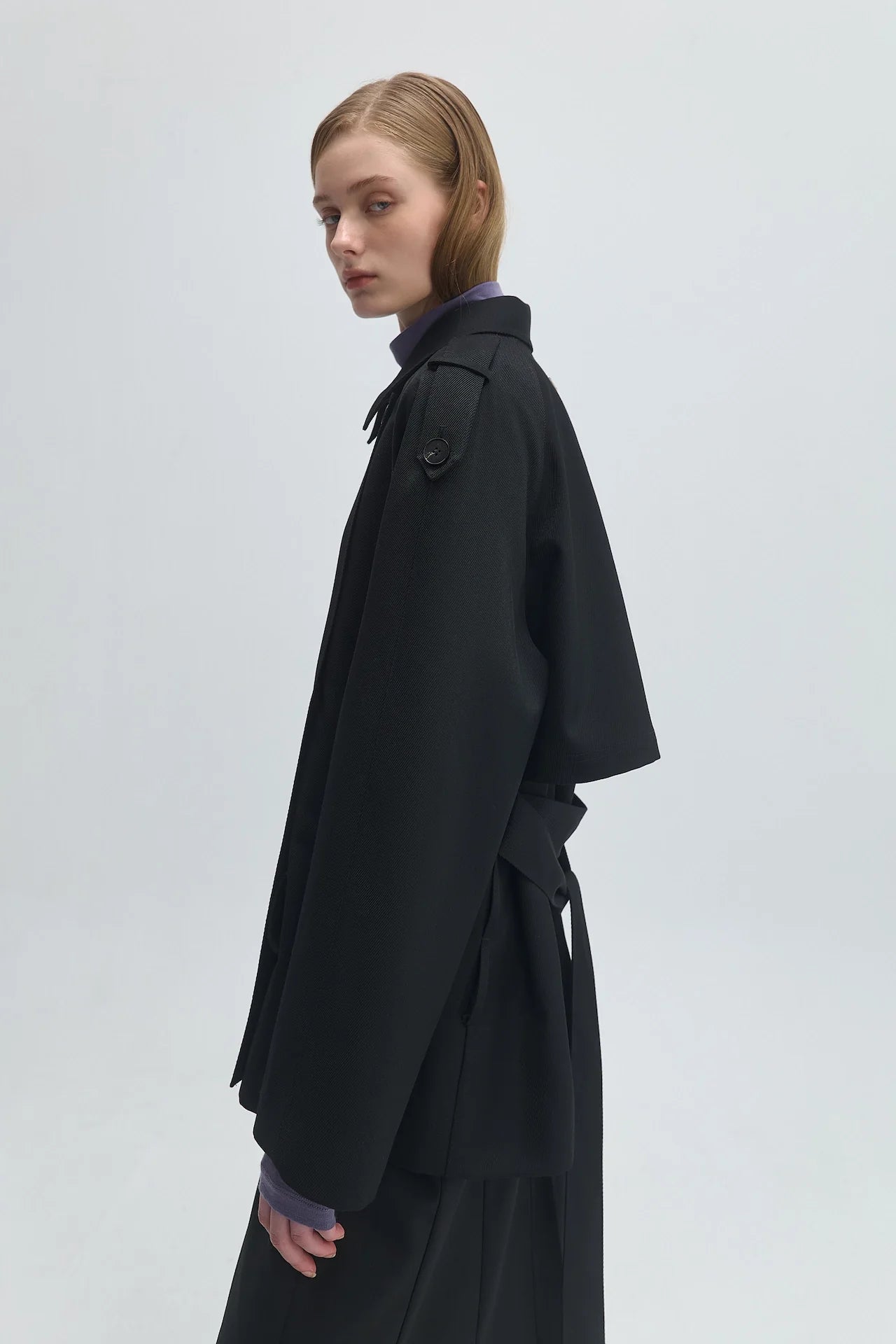 WOOL TRENCH COAT