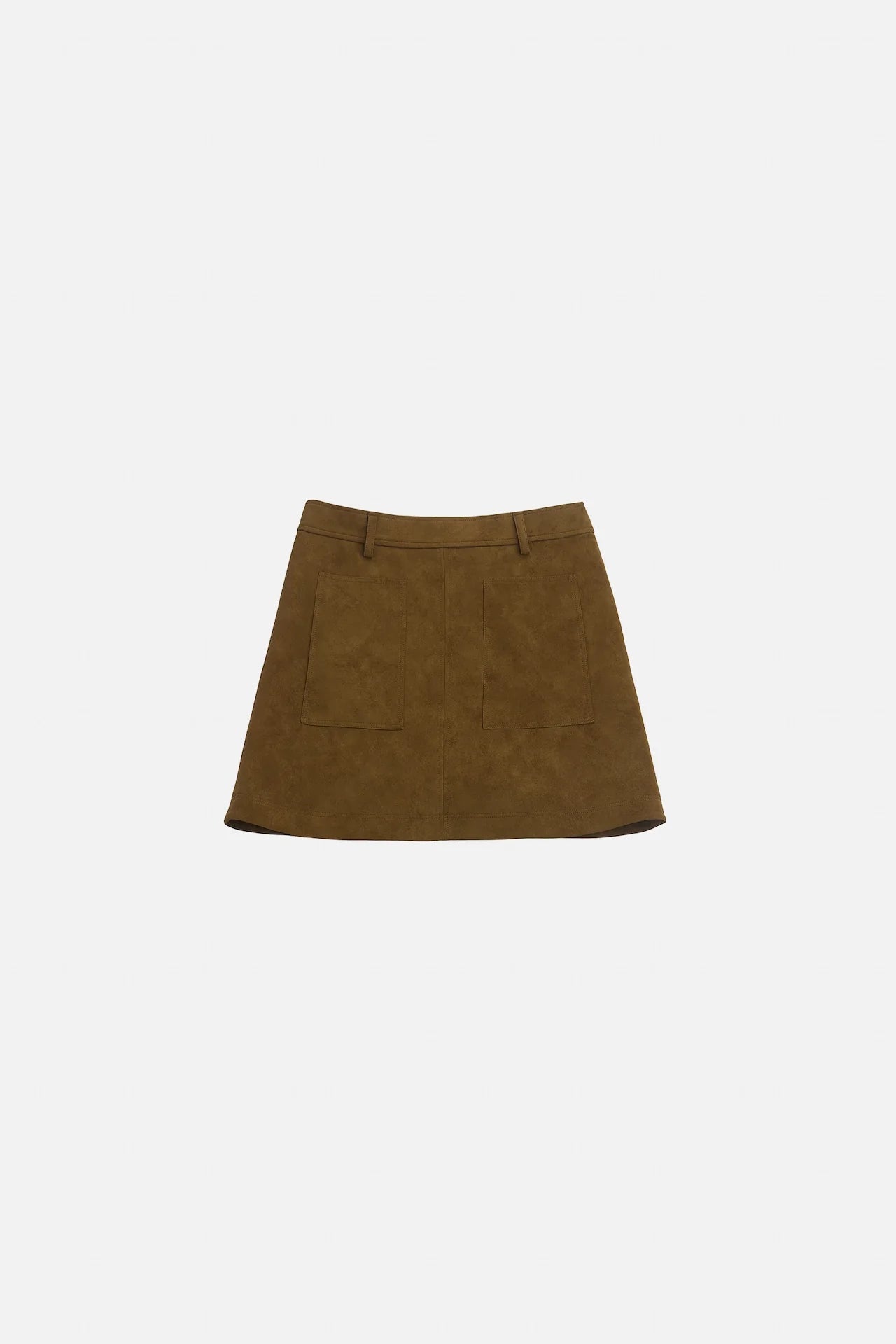 SUEDE LEATHER SKIRT
