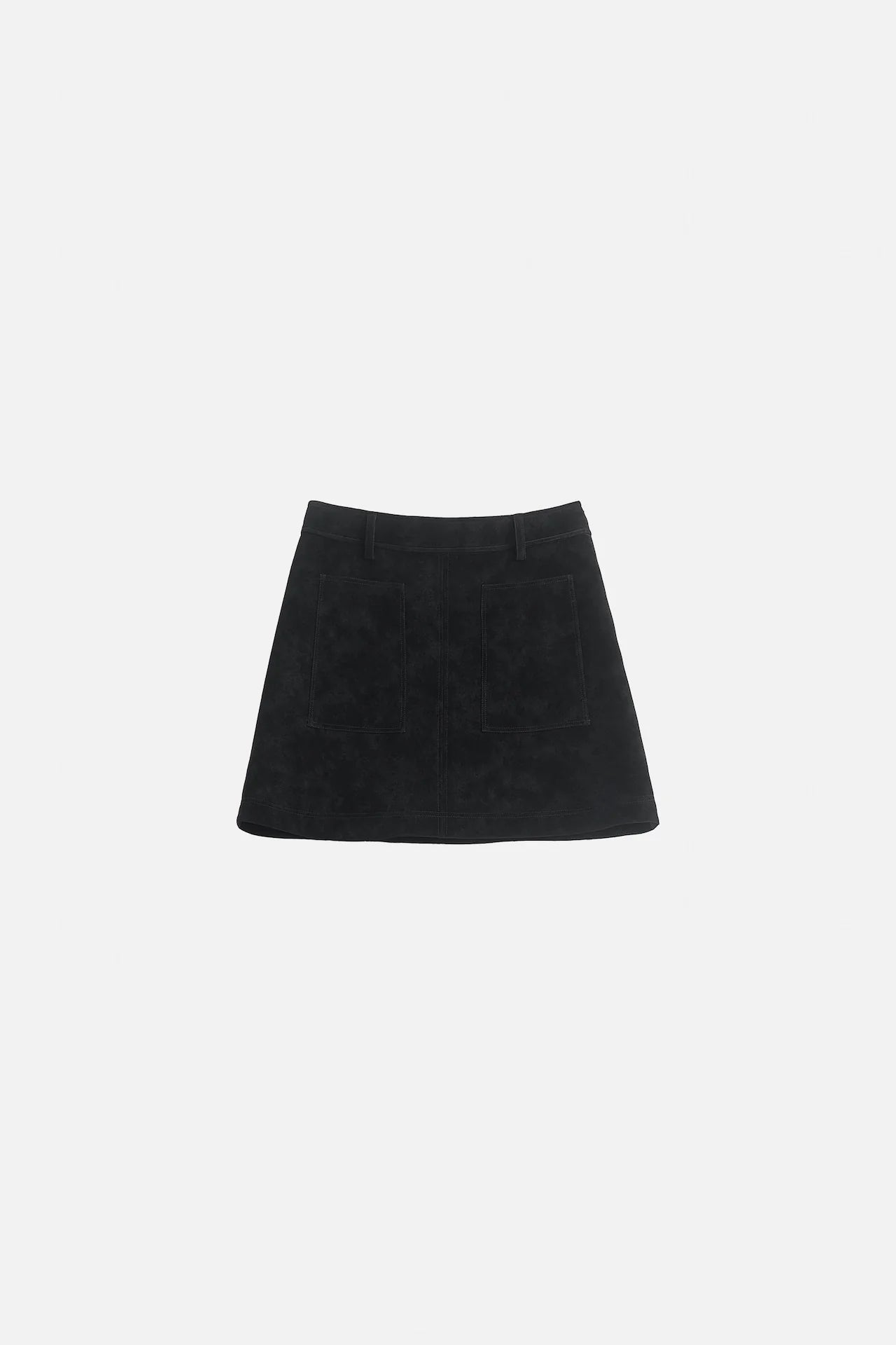 SUEDE LEATHER SKIRT