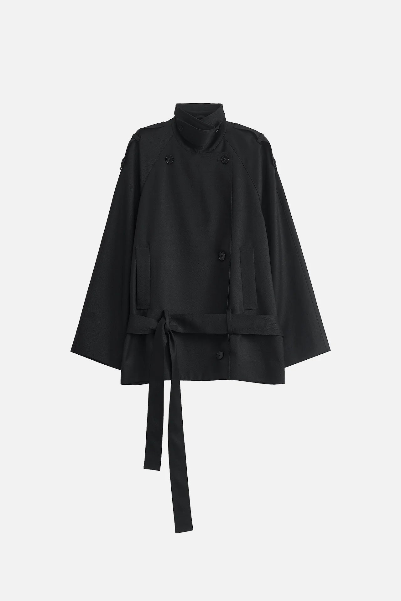 WOOL TRENCH COAT