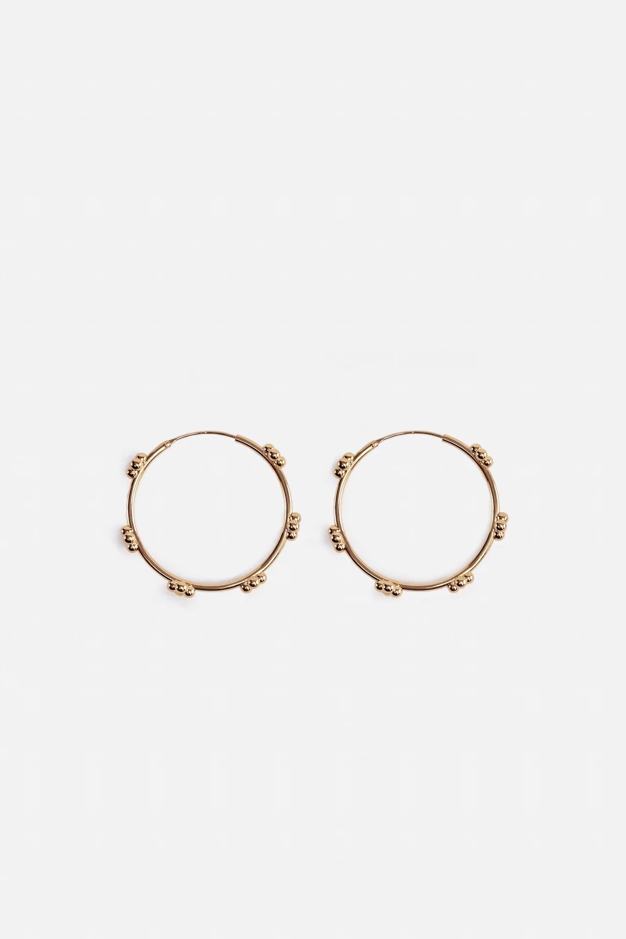 MINI BERRY HOOP EARRINGS