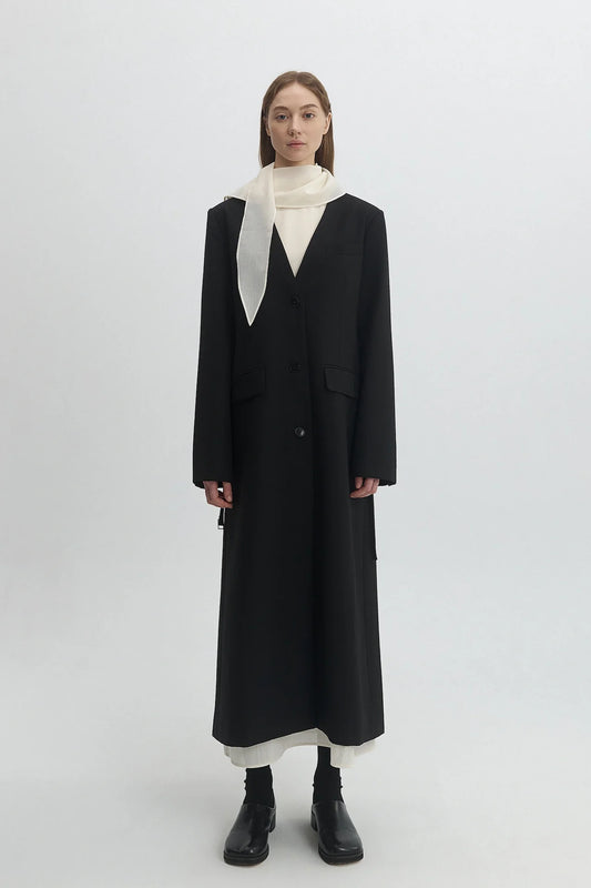WOOL BELTED COAT