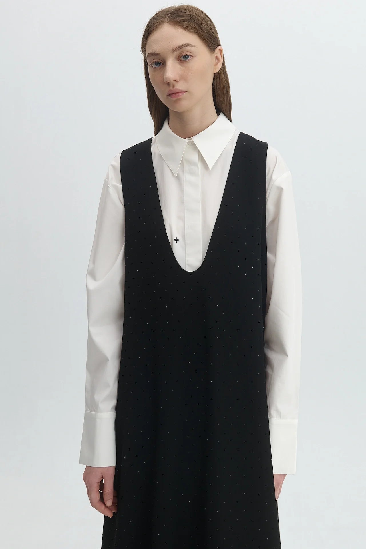 SCOOP NECK DRESS