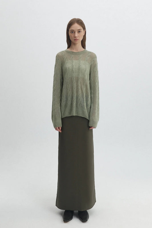ALPACA WOOL KNIT TOP