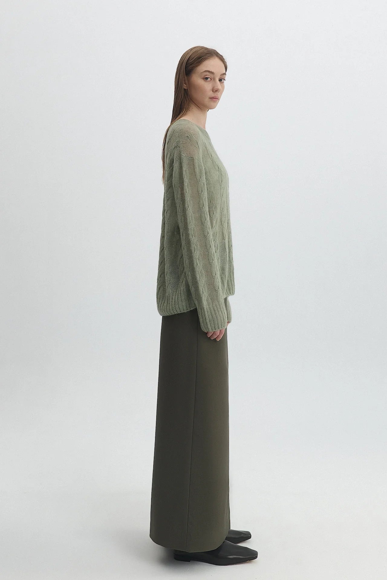 ALPACA WOOL KNIT TOP