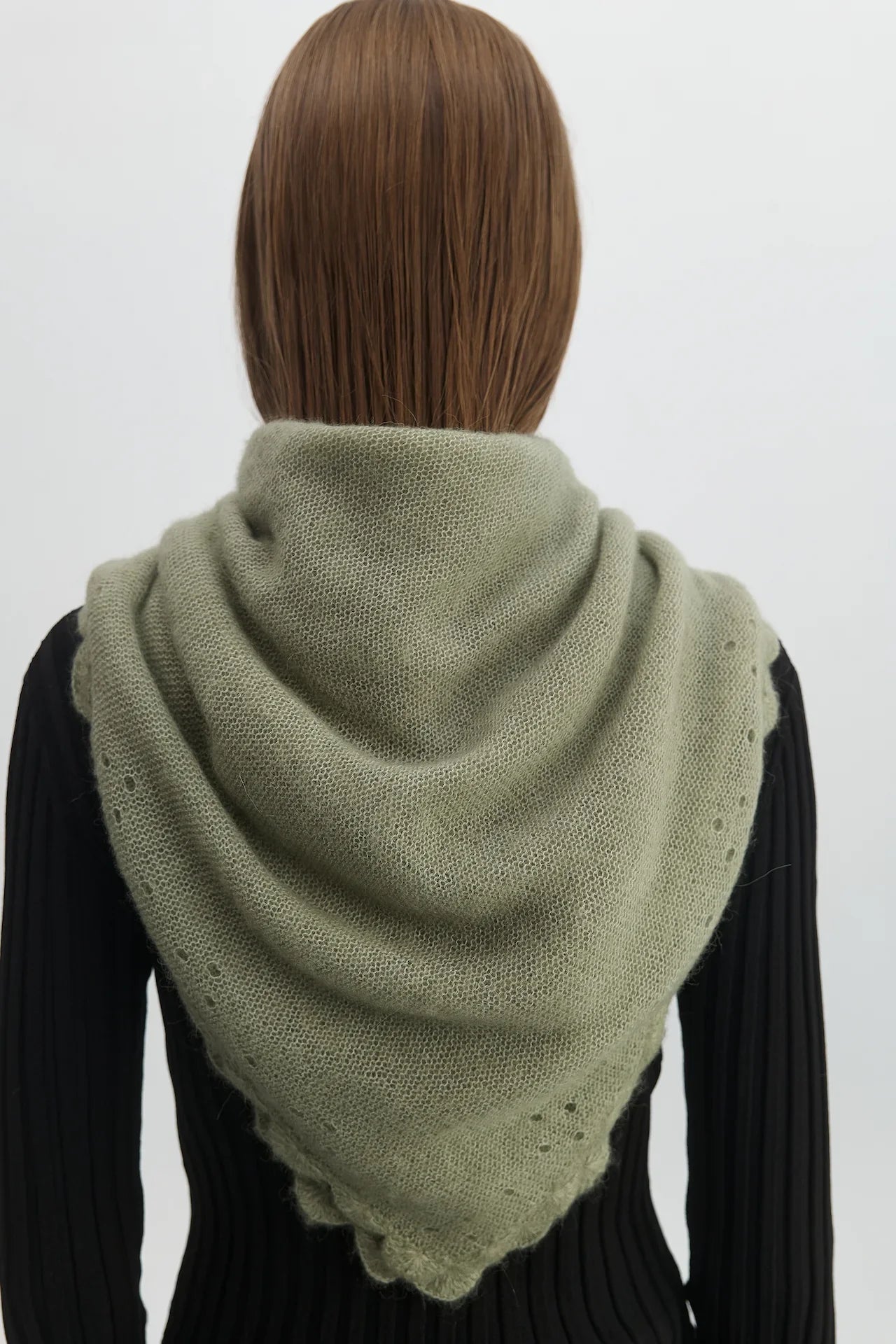 ALPACA WOOL KNIT SCARF