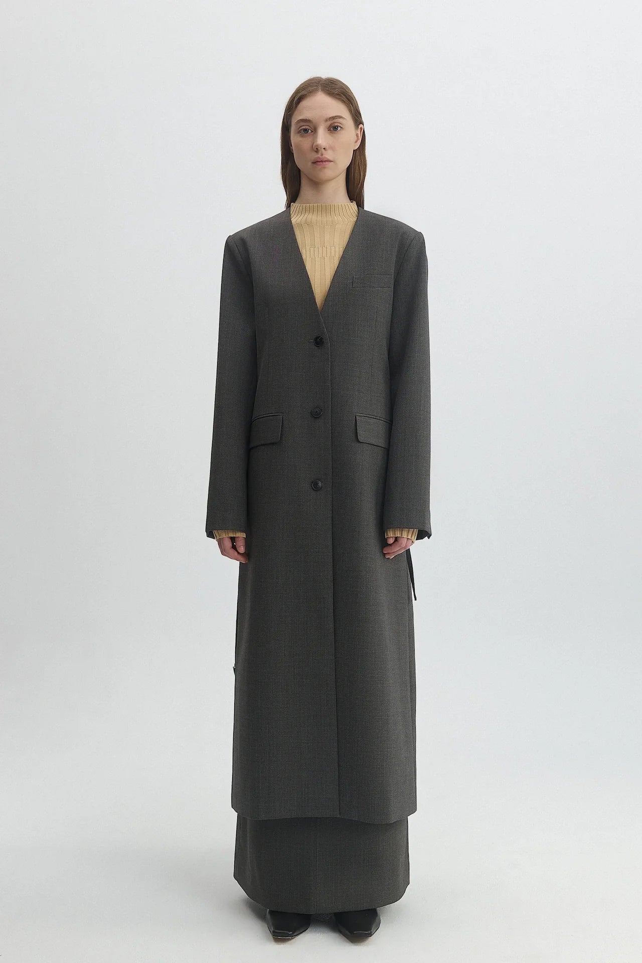 WOOL BELTED COAT