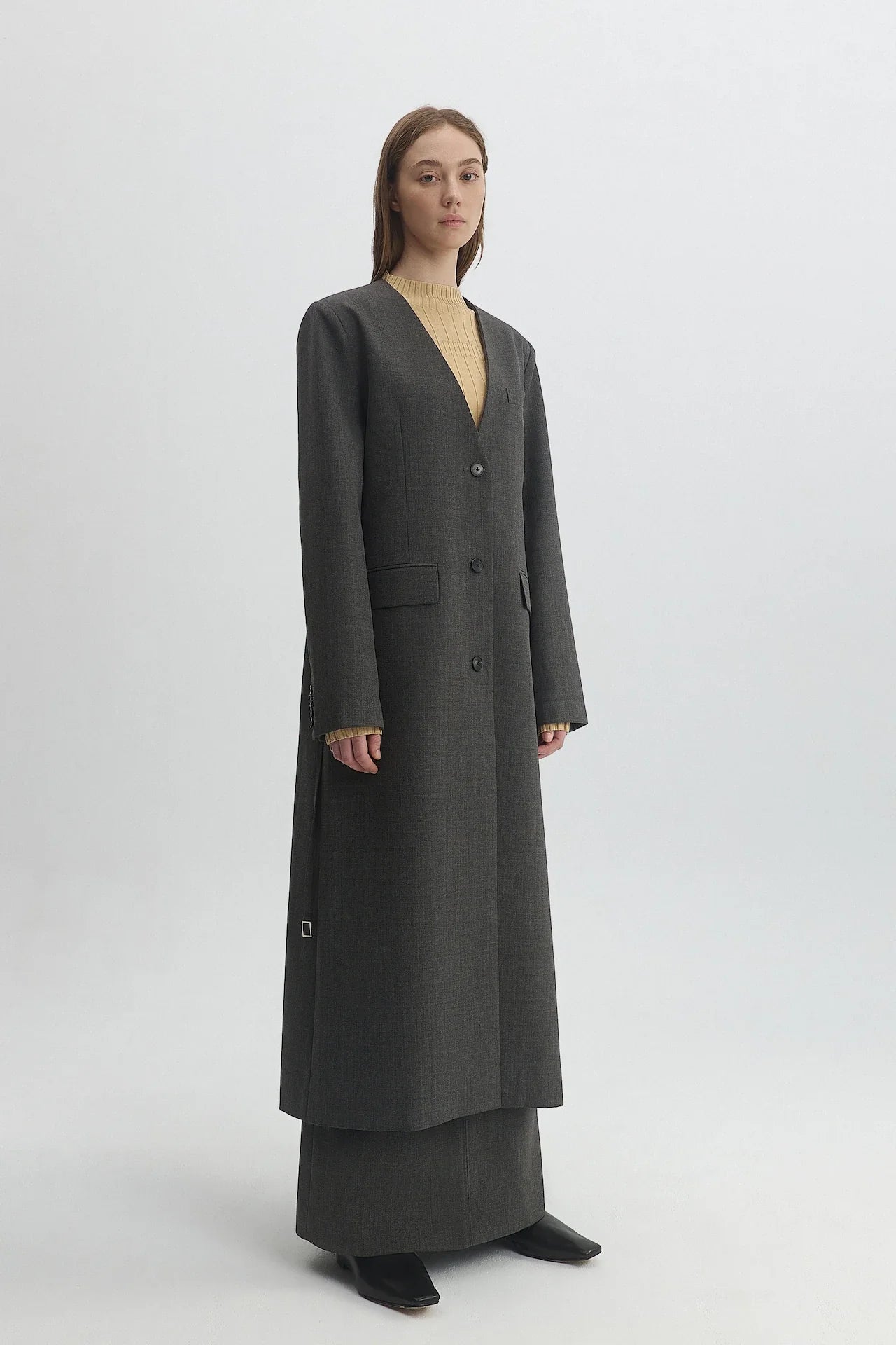 WOOL BELTED COAT
