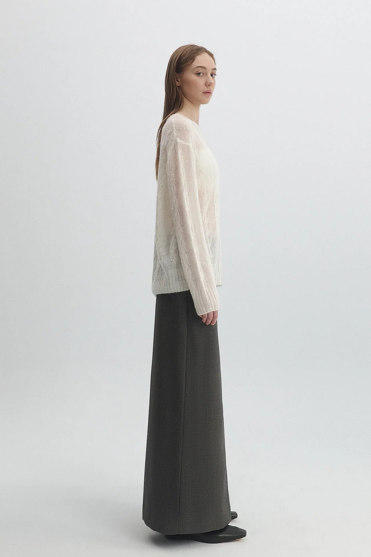 ALPACA WOOL KNIT TOP