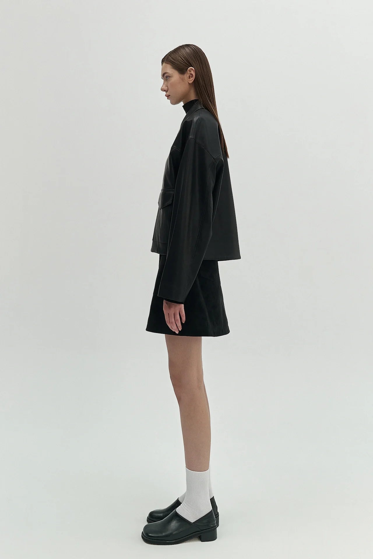 CROPPED ZIP JACKET