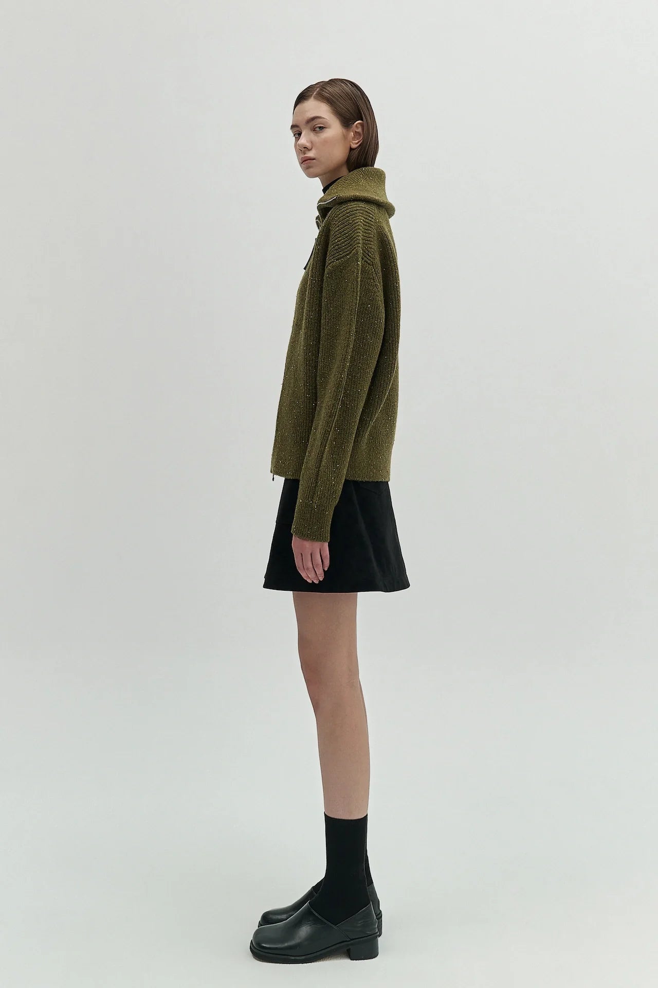 ZIP-UP CARDIGAN