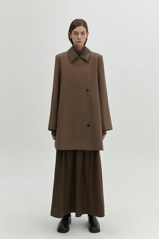 WOOL TRENCH COAT