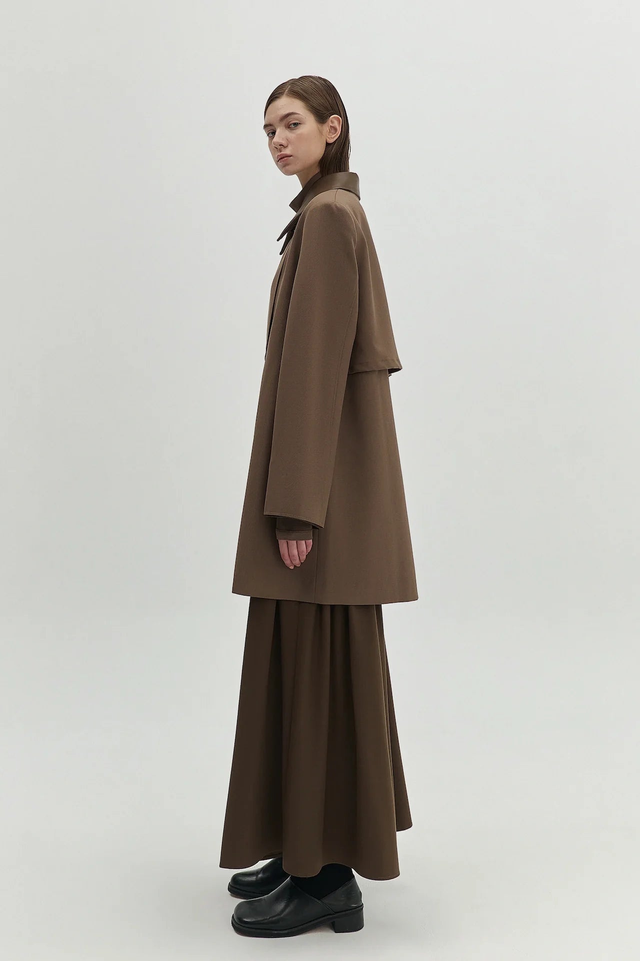 WOOL TRENCH COAT