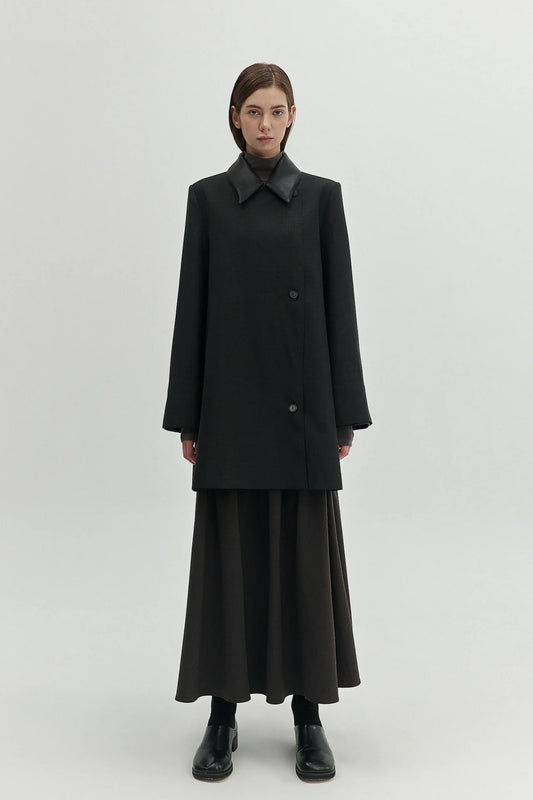 WOOL TRENCH COAT