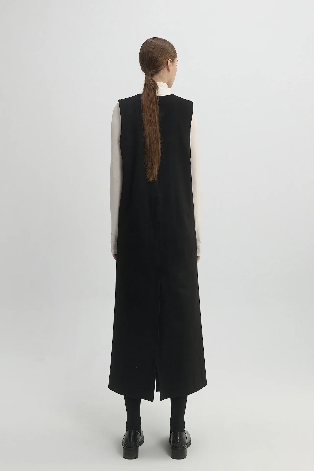 EYELET DETAIL DRESS