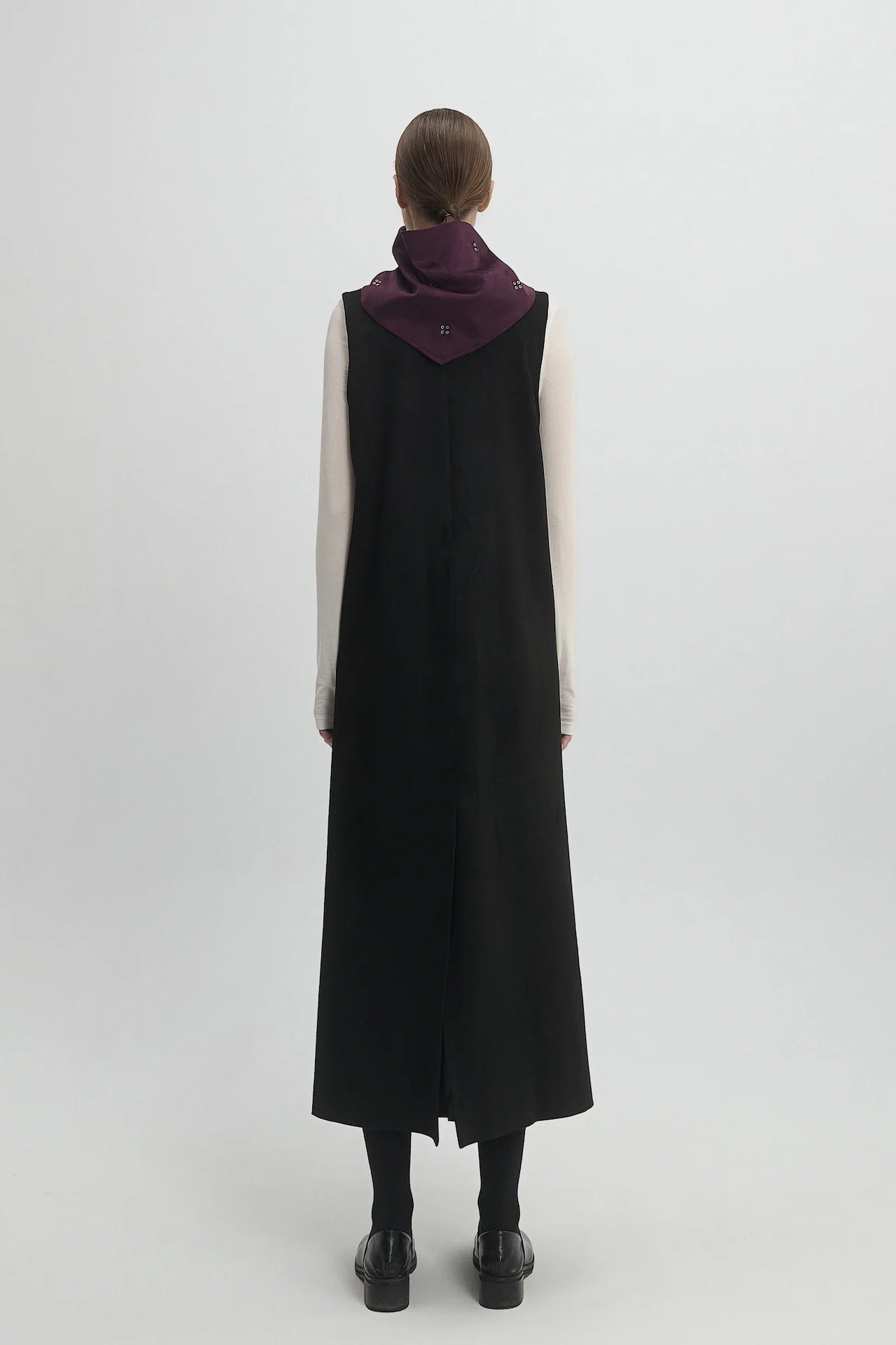 EYELET DETAIL SCARF