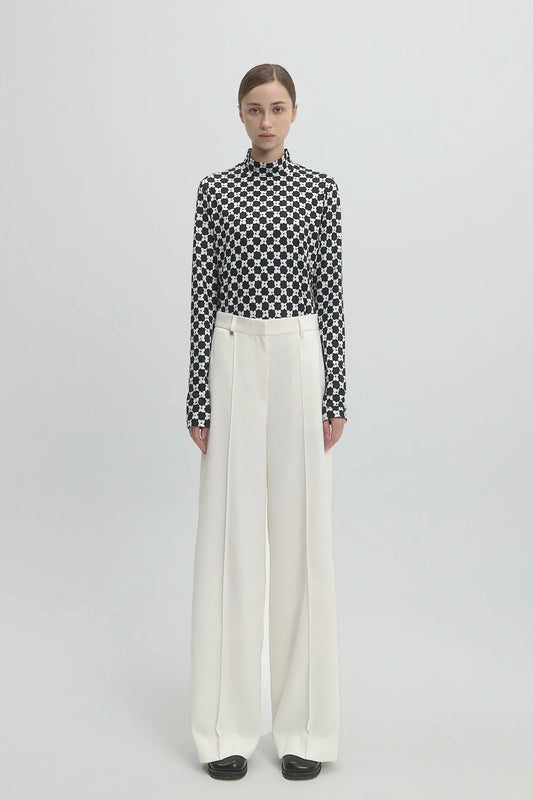 STRAIGHT-LEG TROUSERS
