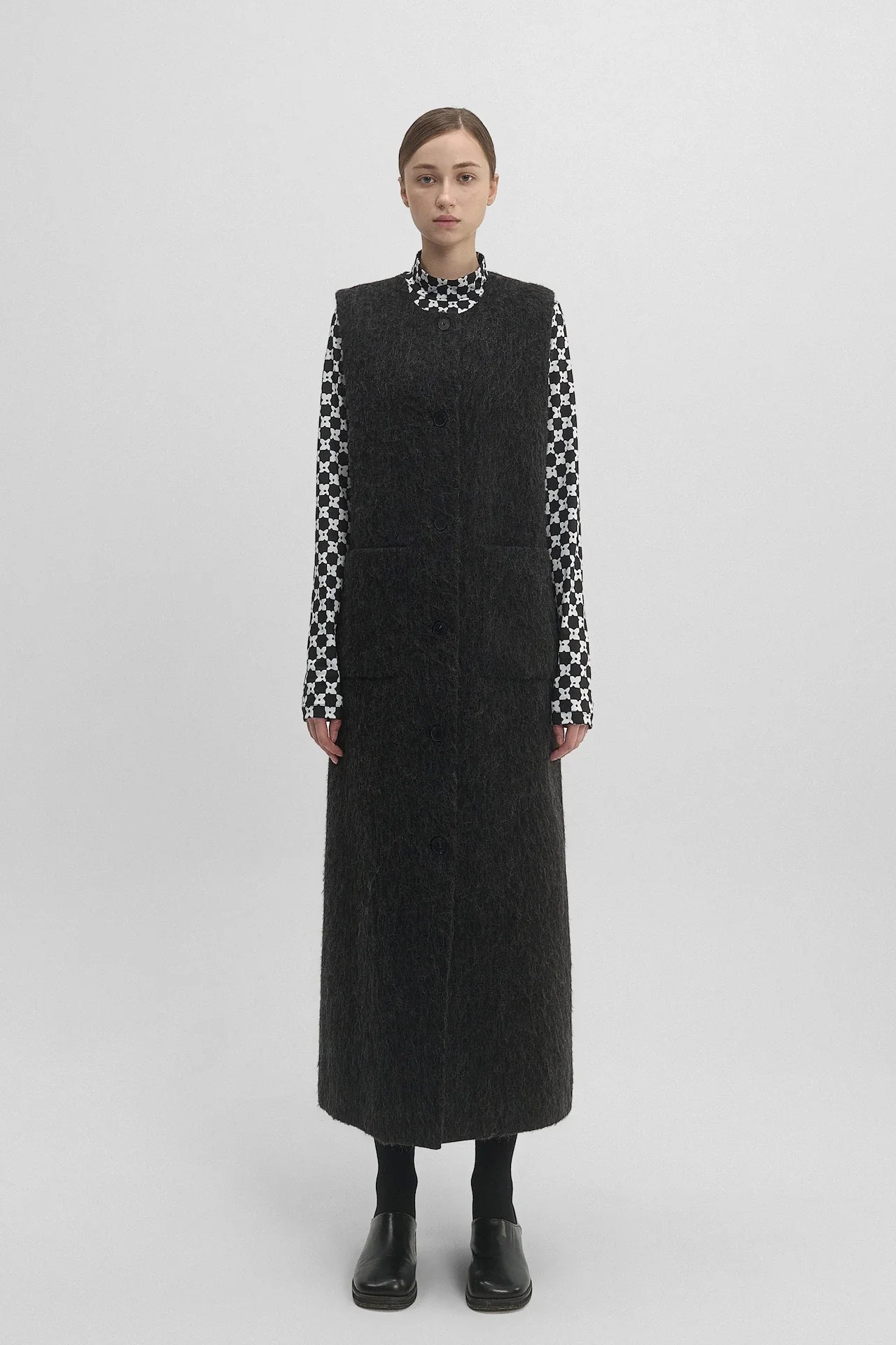 WOOL VEST DRESS