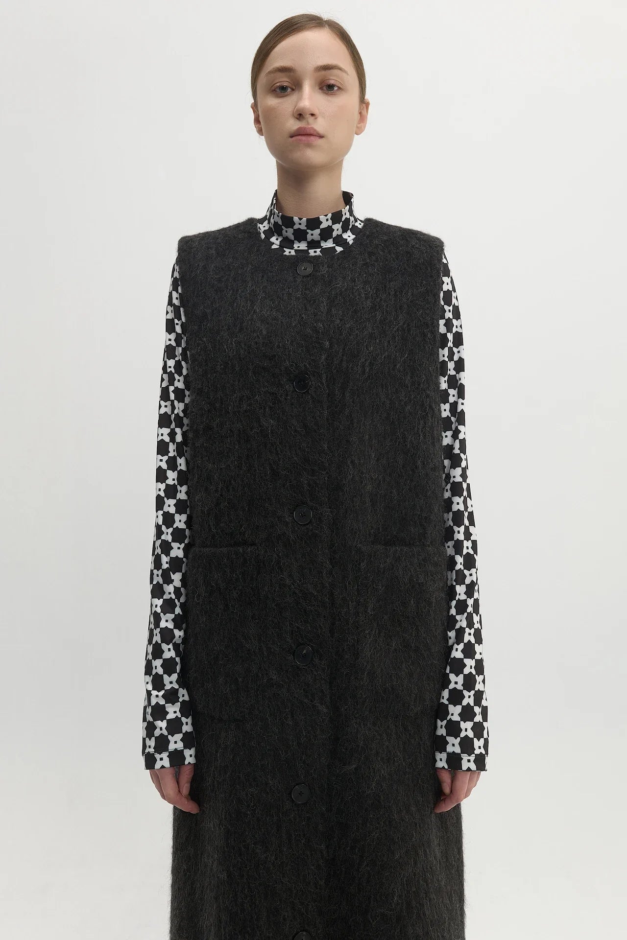WOOL VEST DRESS