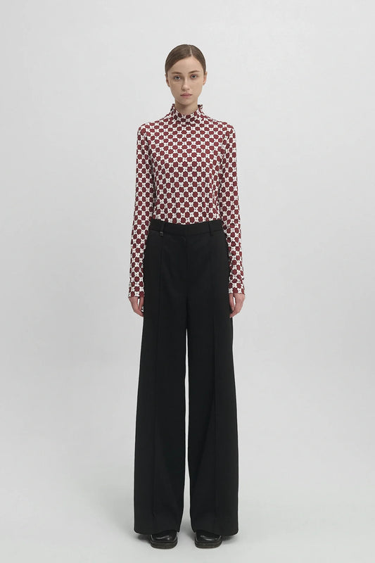 STRAIGHT-LEG TROUSERS